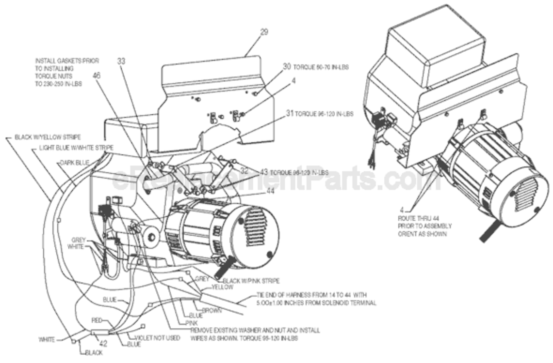 Page C Diagram and Parts List for H1000IS-W Type 0 Porter Cable Generator